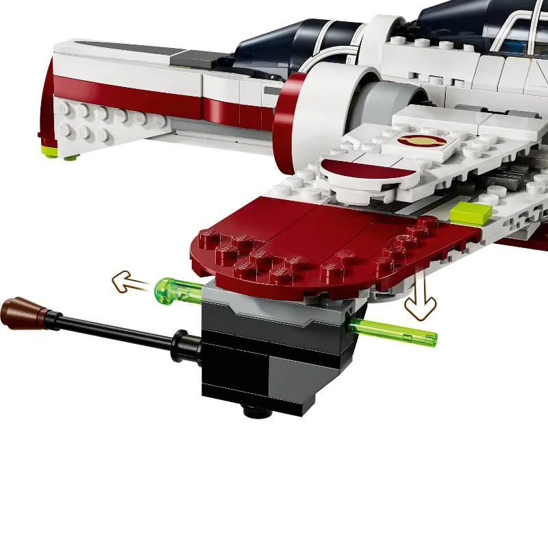 أفضل بائع غالاكسي 497 قطعة 75402 ARC-170 ستارفايتر اللبنات ستار معركة نموذج الطوب لعب الاطفال هدايا عيد الميلاد عيد الميلاد