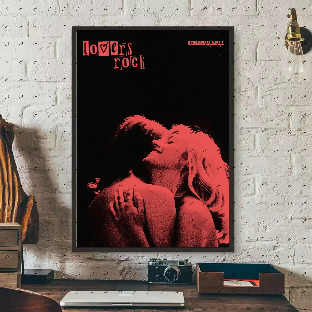 TV Girl Poster Who Really CaresFrench Exit Lovers Rock Poster HD art sticky wall waterproof home living room bedroom bar aesthet