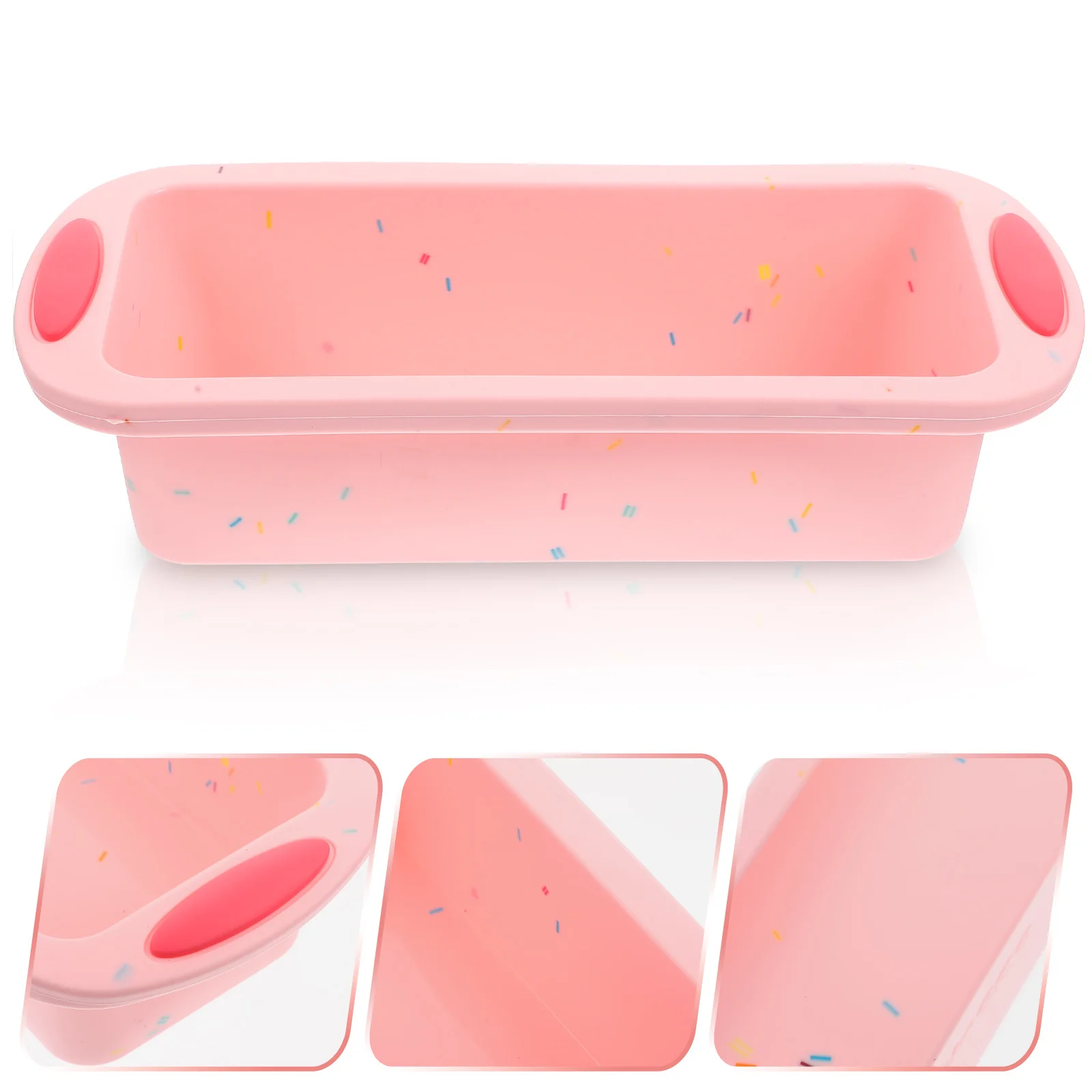

Silicone Baking Mold 24Cm Non-Stick Flexible Loaf Pan For Bread Toast Cake Oven Microwave Freezer Safe Reusable Cooking