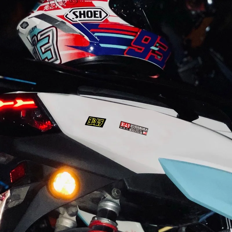 Yoshimura Reflective Laser Rainbow Sticker JDM Waterproof Decal Scratches Covered Stickers for Honda HRC CBR Navi CB1000R