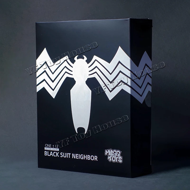 Mess Toys Facftory Figuur Zwart Pak Neighbor Symbiont Scarlet Spider Kaine Parker Zwart Rood Spider Action Figure Speelgoed Cadeau