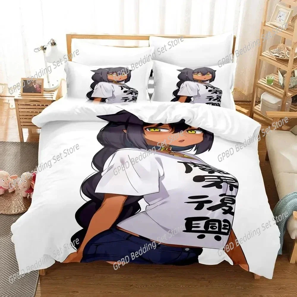

Anime Great Jahy Will Not Be Defeate 3D NEW Duvet Cover Pillowcase Bedding Set Adult Boy Girl Bedroom Decoration Single Double