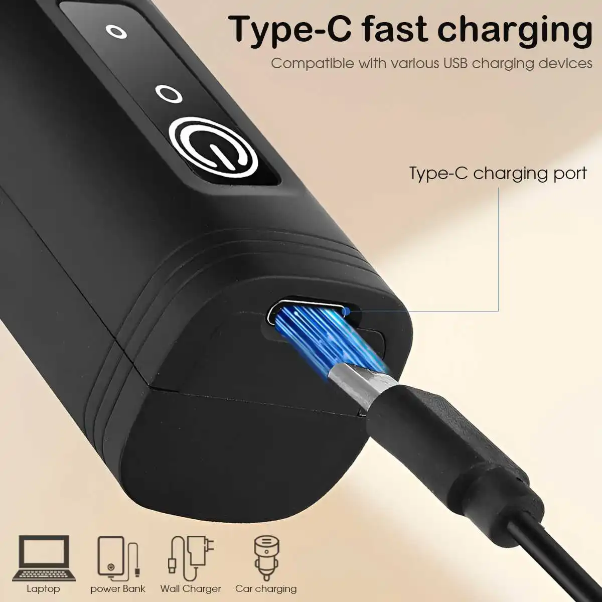 1Pc Electric Milk Frother Coffee Milk Frother Coffee Mixer 500mAh USB-Charging Portable Egg Beater Coffee Milk Mixing Blender image 5