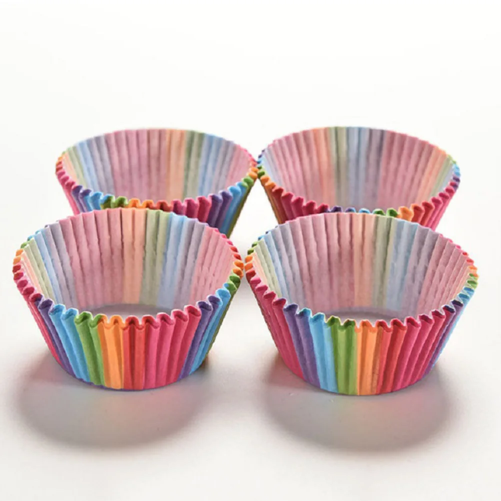 

cupcake liners rainbow liners baking cups muffin cups cake cup