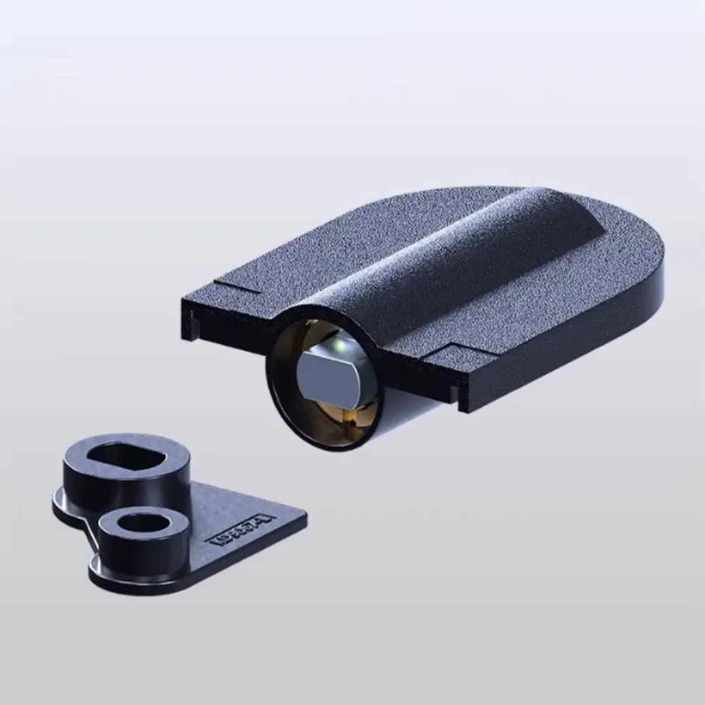 Silent Damping Dressing Table Hinge High Performance Alloy Material Flip Down Hinge Clamshell Design Adjustable Cushioning
