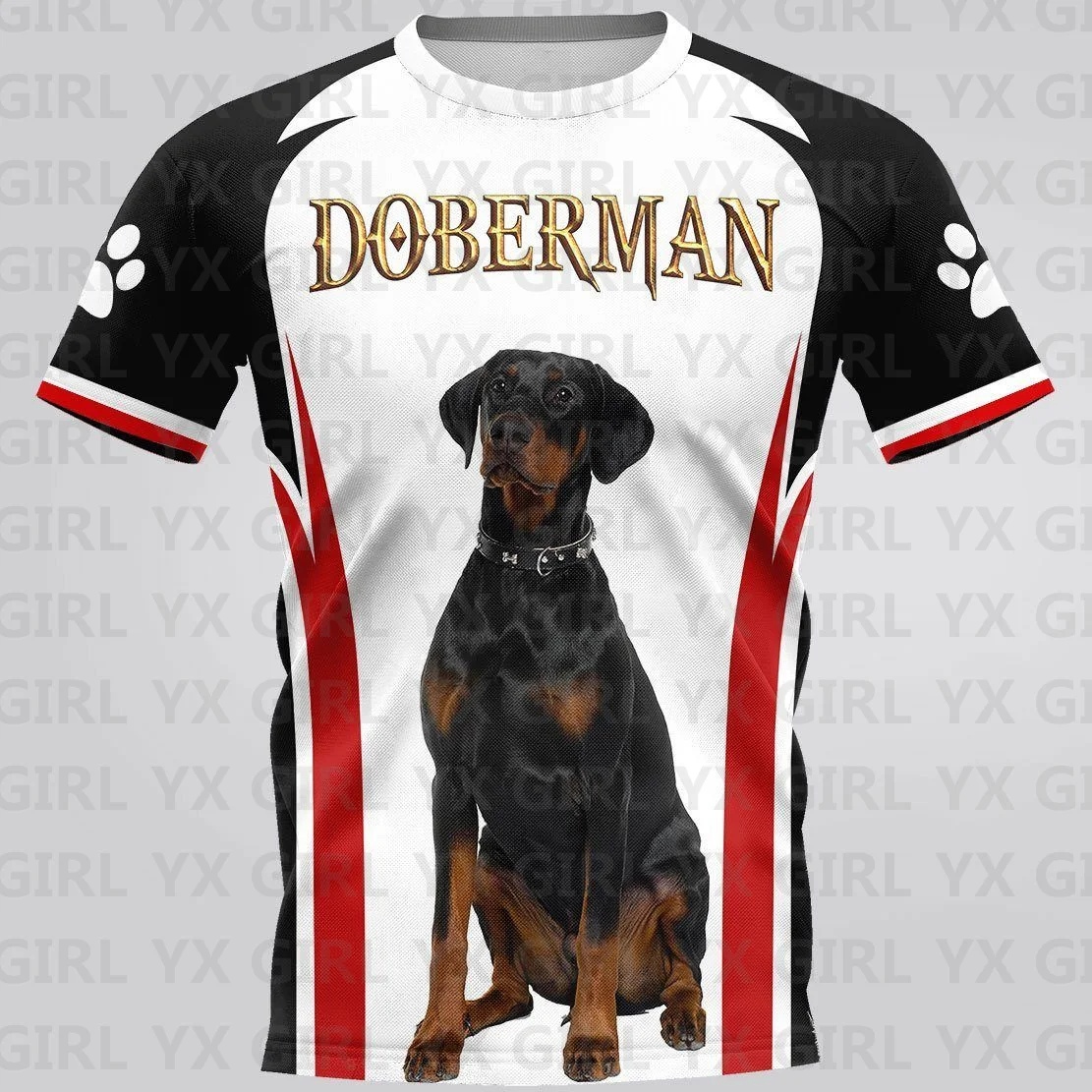 AZAWAKH 3D Printed All Over T Shirts Funny Dog Tee Tops shirts Unisex