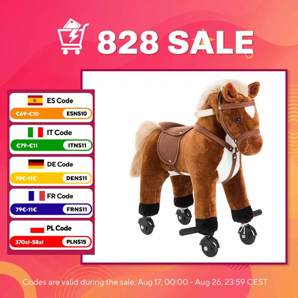 : Caballos balancín y animales