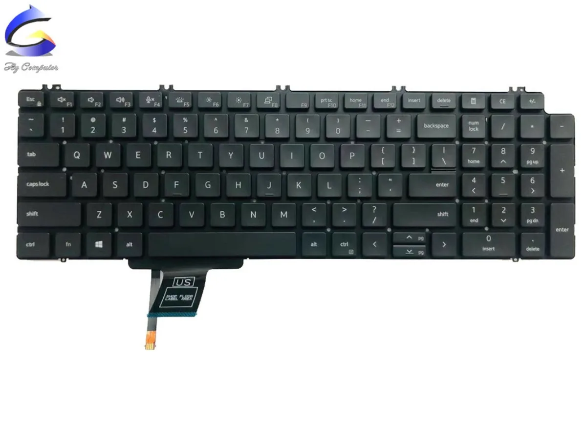 

Новая клавиатура для ноутбука AA+ для Dell Precision 7550 7750 с подсветкой 0713DM