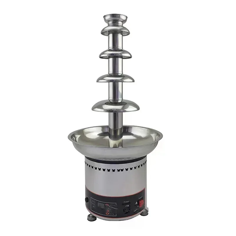 7-Layer Chocolate Fountain Machine Spray Tower Commercial Chocolate Fountain Machine Hot Pot Waterfall Chocolate