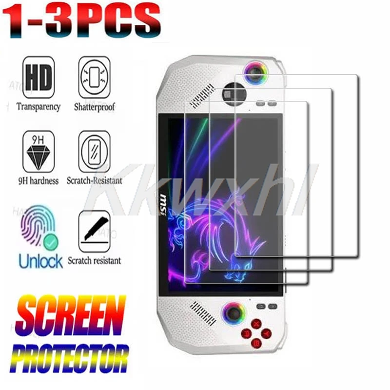 2-4PCS 9H Tempered Glass For MSI CLAW 8 AI+ Plus Game Console ON Claw A8 BZ2EM Claw8 EX ClawA8 8