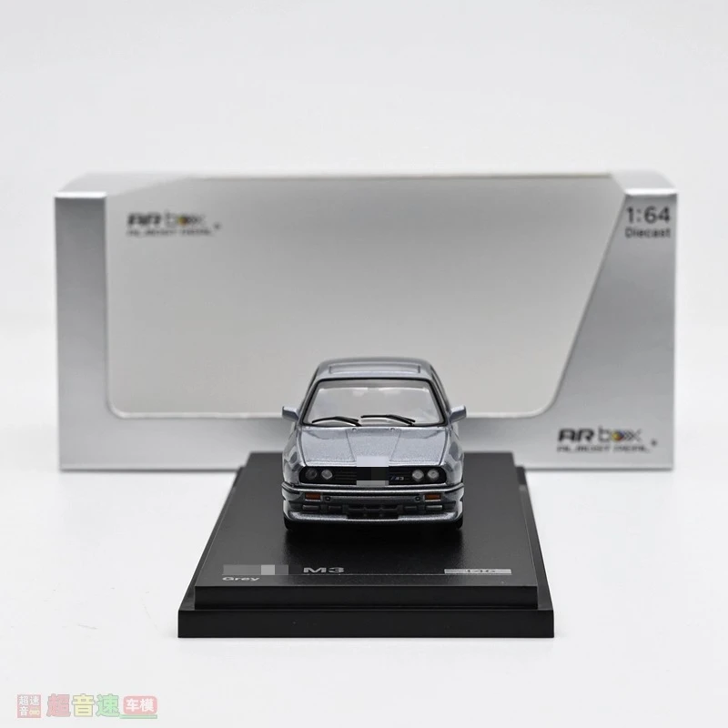 AR BOX 1/64 E30 véhicule à moteur jouet en alliage gris moulé sous pression modèle en métal cadeaux