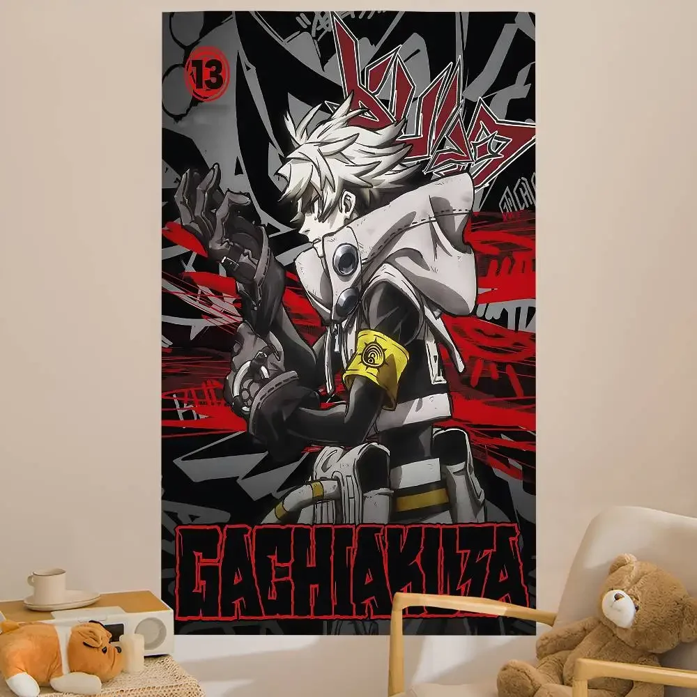 Anime G-Gachiakuta Anime Wandteppich Hängende Tarot Hippie Wandteppiche Wohnheim Home Decor