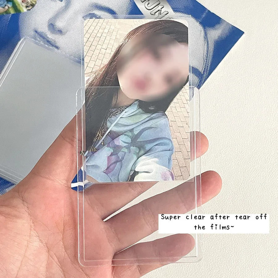 Sharkbang 20 Stück/Lot B8 Holo-Kartenhüllen, 58 x 89 mm, kompakter harter Kpop-Halter für Postkarten, Filme, Spielkarten, Fotokartenschutz – Detail 22