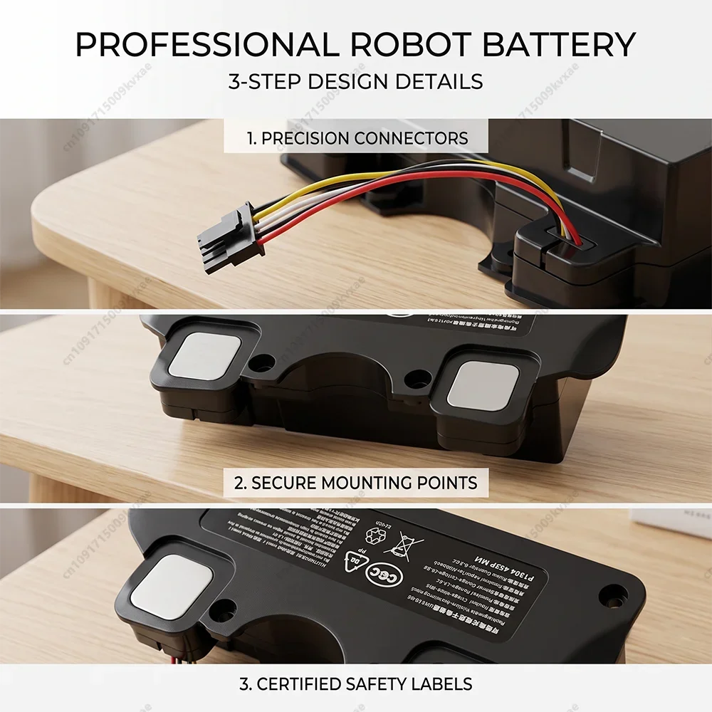 For Cecotec Conga 4690 4490 4090 4590 Robot Vacuum Cleaner Battery 14.8V 6500mAh Rechargeable Pack Spare Attachments