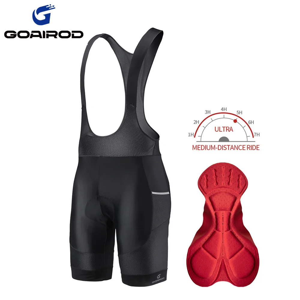 GOAIROD Bicycle Bib Shorts Cycling Man Bretelle Overalls Men MTB Chamois Braces Bike Tights Male Ciclismo Bike Clothing