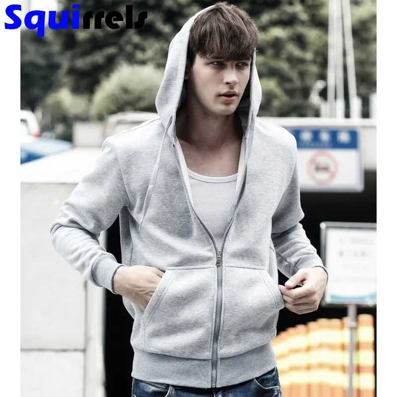 

Sweater Hoodie Autumn/Winter Men's Zipper Cardigan Fleece Plus Velvet Thickening Casual Sports Trendy Jacket Men' Clothing