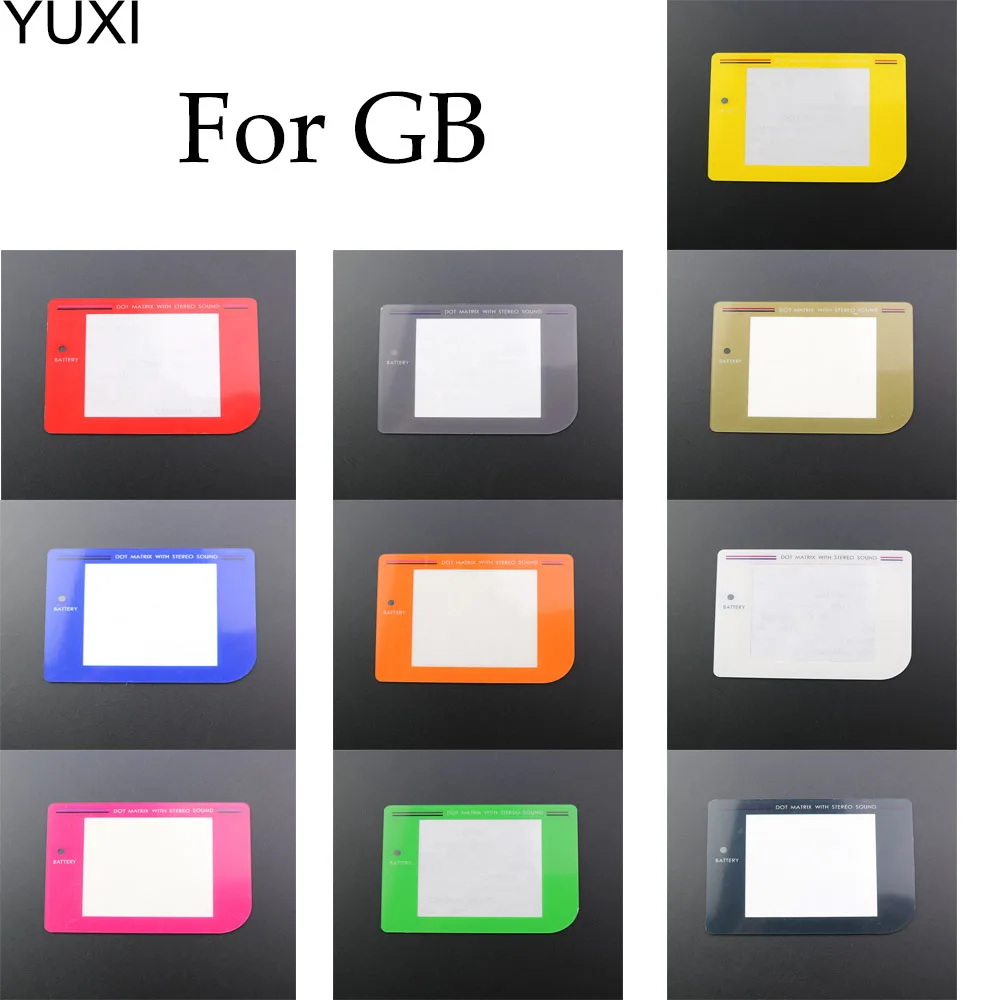 

1PCS DIY Larger Size Multi Color Option Plastic Lens Protector for GB DMG Classic LCD Screen Lens