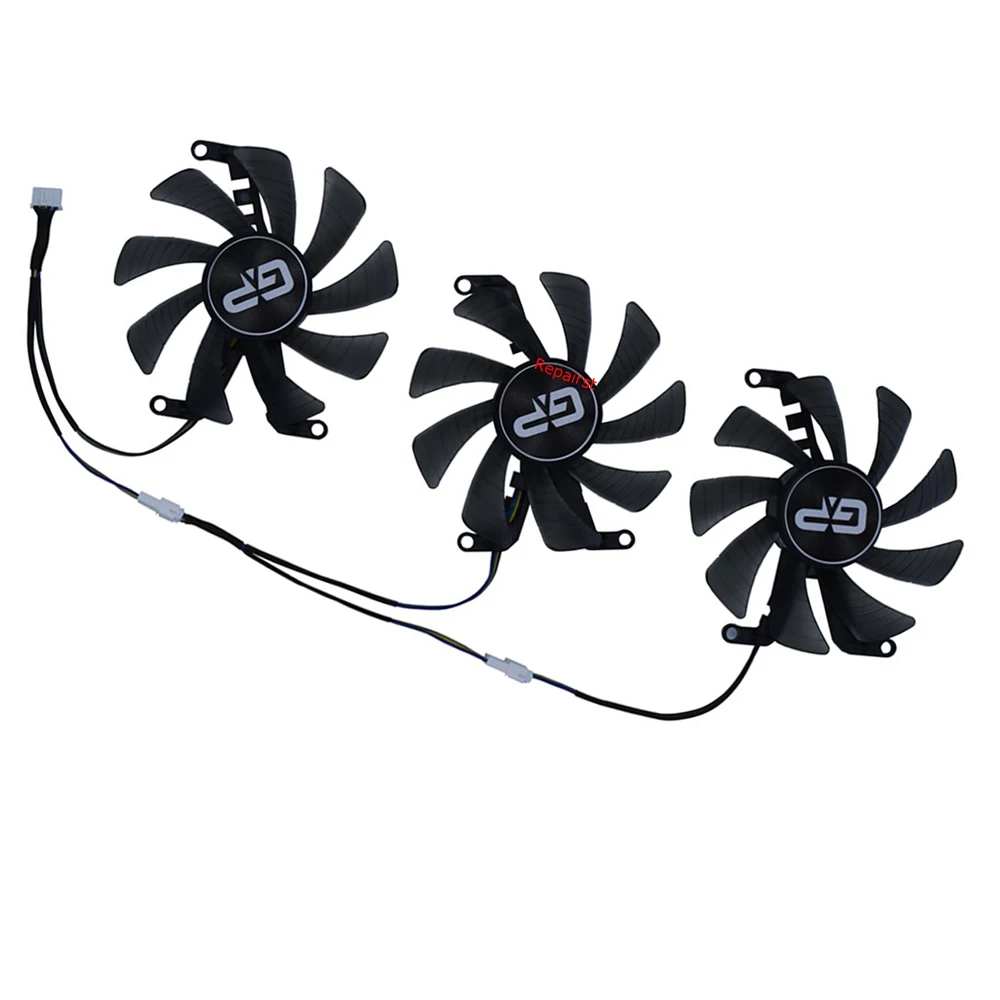 Video Card Fan,Graphics Cards Cooler,T129215SU,3Pcs/Set,For AFOX RTX 3080 10GB,For ASL RTX3080 Ares 10gb