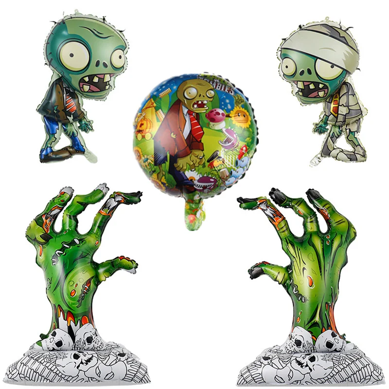 THe New Plant Vs Zombies  Aluminum Foil Balloon Birthday Event Party Decor