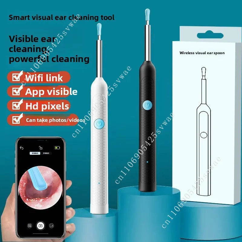 

Intelligent Ear Picking Spoon Bluetooth Ear Picking Tool Luminous Ear Picking Spoon Professional Children's Endoscope