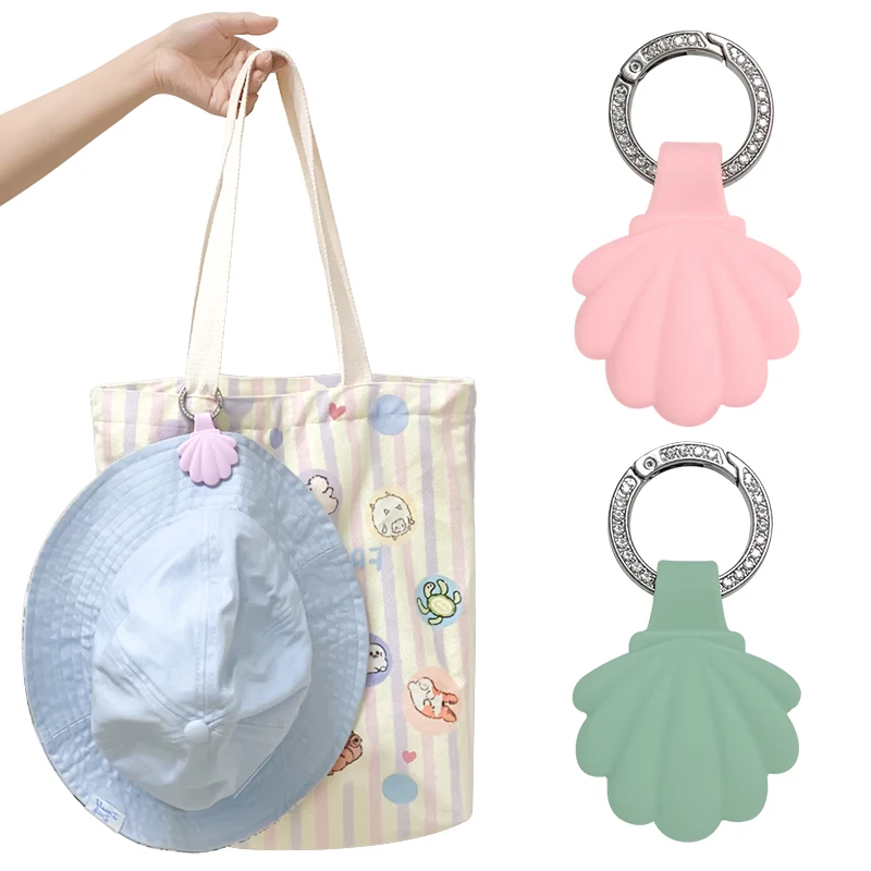 1/5Pcs Travel Backpack Handbag Magnetic Cap Clip Portable Magnetic Anti-Lost Silicone Cap Clip Hand-Free Sun Hats Holder On Bag