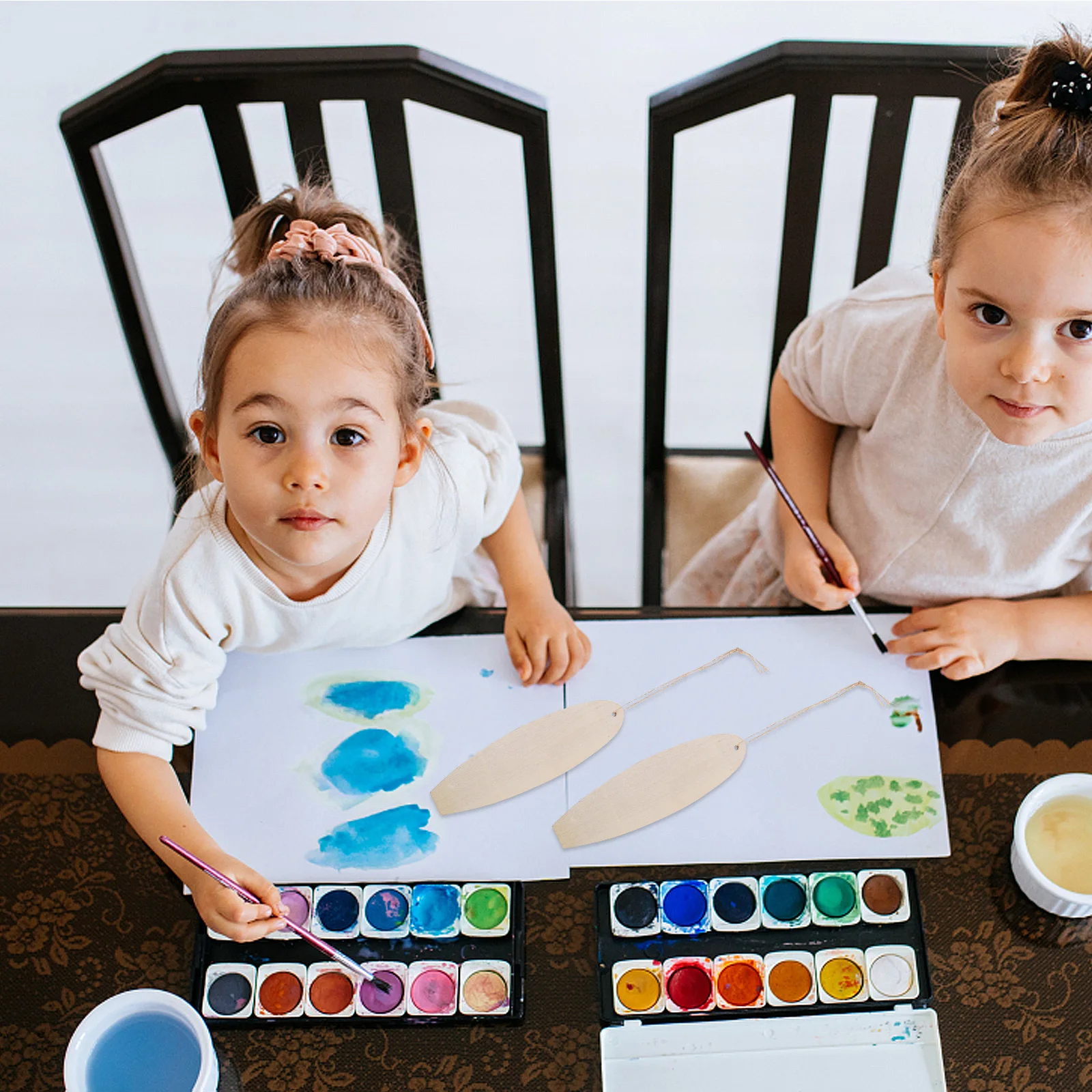 

30pcs Wall Decoration Unfinished Sign Craft Wood Cutout Wooden Decor Nautical Pendant Ornament Coastal Hanging Decorations