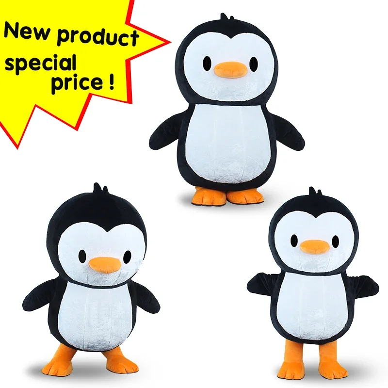 Christmas Inflatable Penguin Mascot Costumes Cartoon Apparel Party Carnival Fancy Dress Christmas Cosplay Mascot Costume No B No