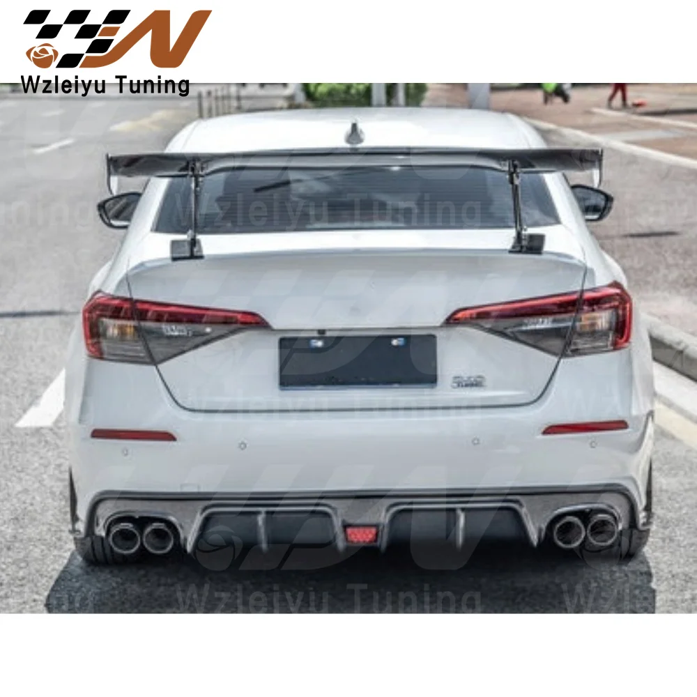 

New Style Carbon Fiber Rear Trunk Spoiler Wing Fit For Honda Civic 11th Generation High Quality Fitment