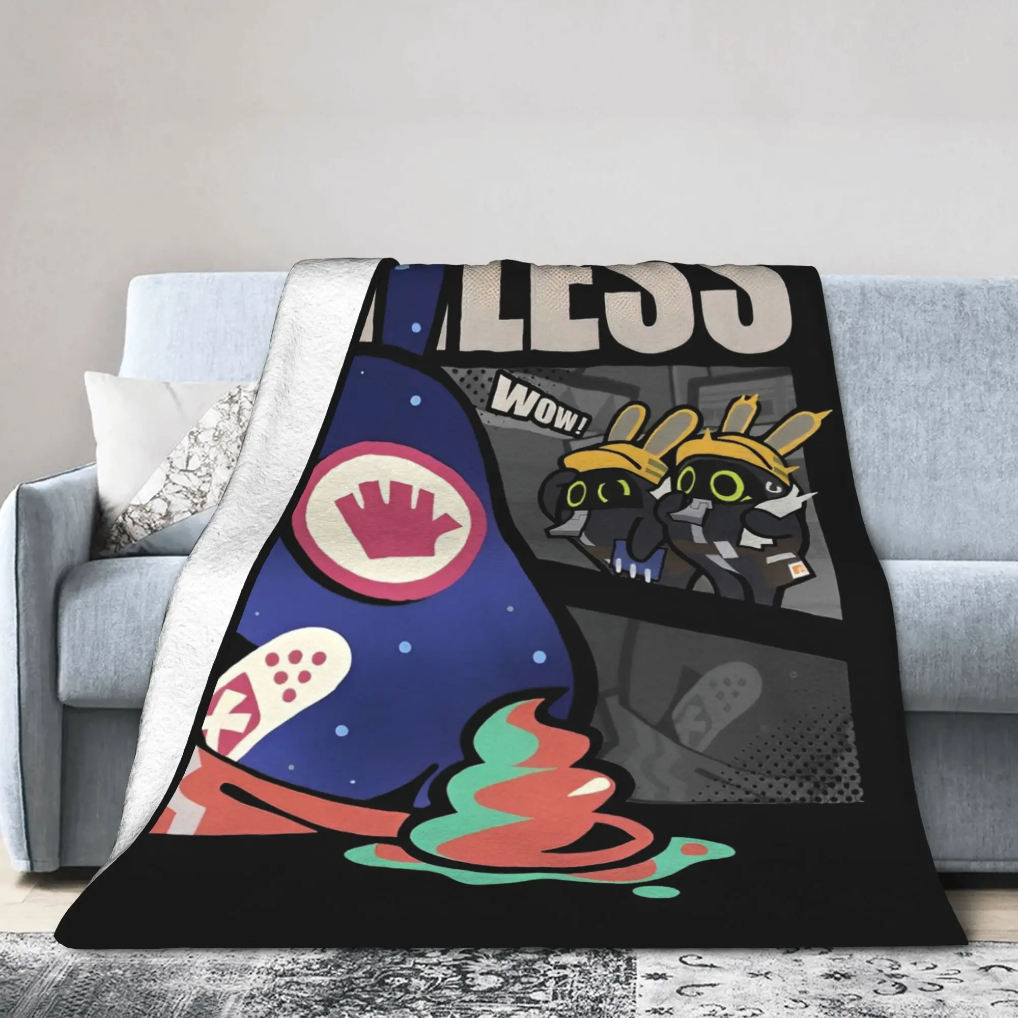 Zenless Zone Zero ZZZ manta de juego ARPG franela de juego de rol novedad manta cálida para decoración textil para el hogar viaje