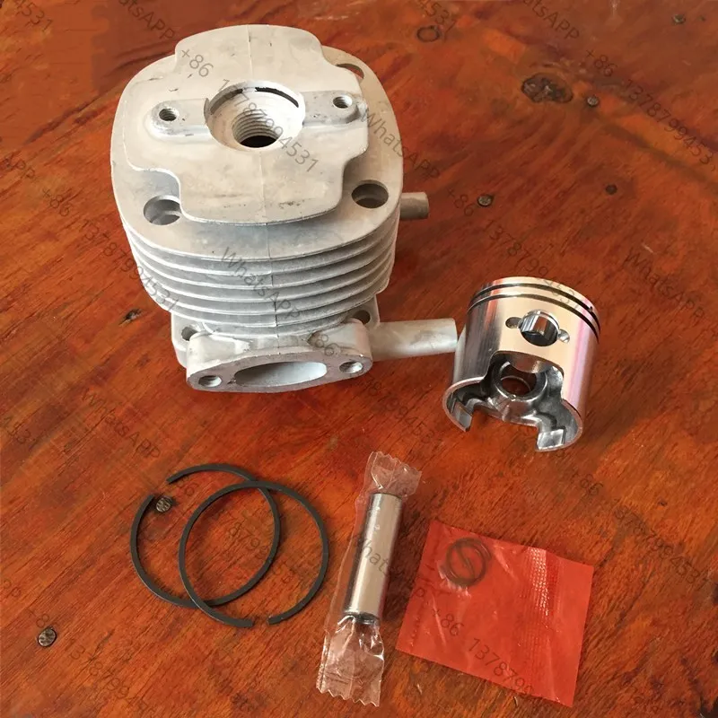 Cylinder kit 40mm fits B45 RC45 BP45 GP450 DYB454 weedeater brush cutter Cylinder piston rings pin clips assembly