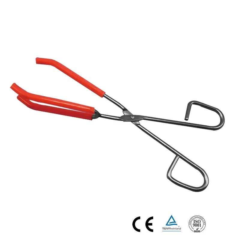 Stainless Steel Laboratory Beaker Tongs Clip Plier Teaching Instrument Chemical Beaker Tongs Clamp Lab Clip Tool  AISI304 25cm