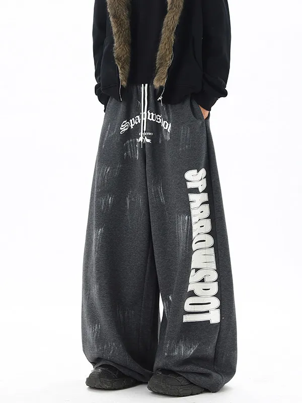 Women's Grey Baggy Sweatpants Y2k Pants Harajuku Jazz Dance Pants Japanese 2000s Style Vintage Oversize Trousers Clothes 2026