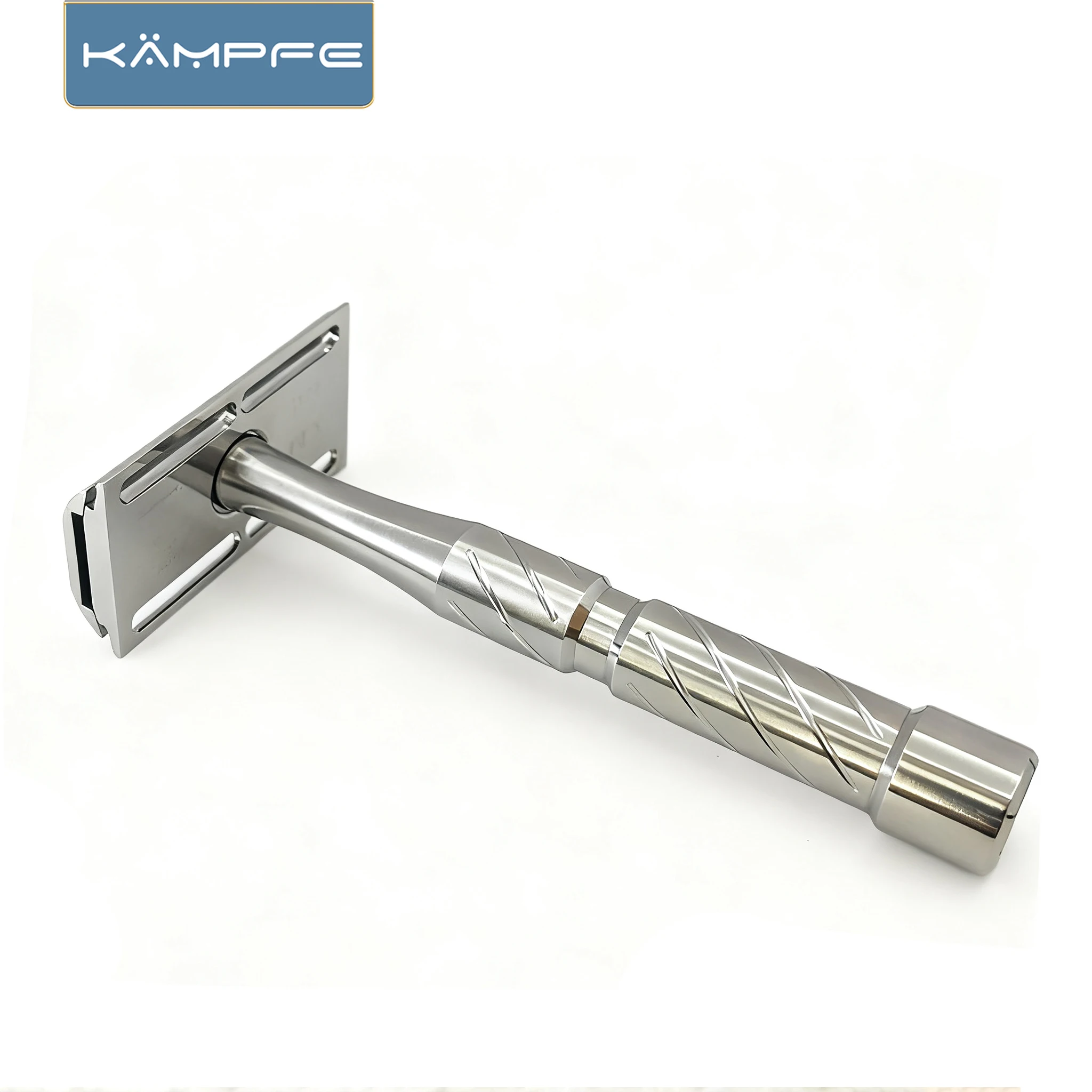 KAMPFE Manual Safety CNC - Processed Stainless Steel for Wet Shaving sensitive skin