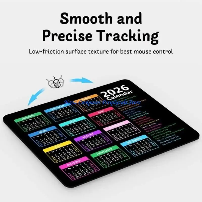 لوحة ماوس ألعاب F68C 2026 للمكتب بتقويم كامل وقاعدة مضادة للانزلاق مريحة #5