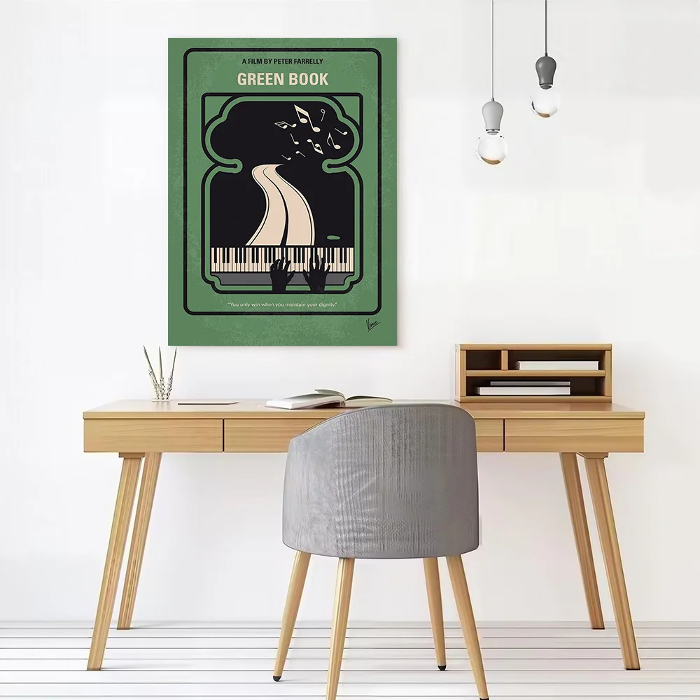 No1039 My Green Book Canvas Poster Customizable Printed Canvas Painting Wall Art for Fans Room Decorating Interior Decoration