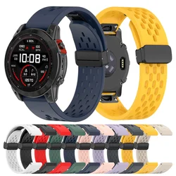 26 22 20MM Silicone watch band Straps For Garmin Fenix 7X 7 7S Pro 6X 6 6S 5S 5X Plus/Epix Pro Gen2 51 47 42mm QuickFit Bracelet