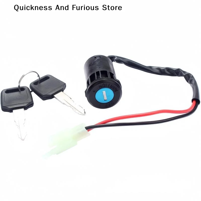 【MO】Moped Ignition Key Switch 2 Wire ATV Dirt Bike Accessory Electric Motorcycle Go-Kart On/Off Tool Durable view 6
