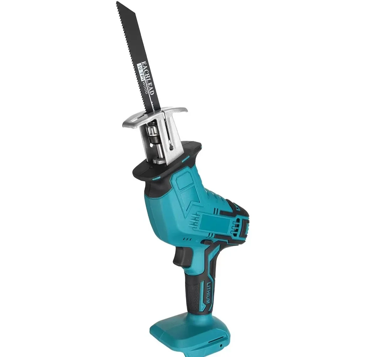 اللاسلكي الكهربائية الترددية المنشار الخشب المعادن قطع المنشار ليثيوم أيون صابر المنشار المحمولة أداة السلطة مع 2 بطارية 4 قطعة شفرات