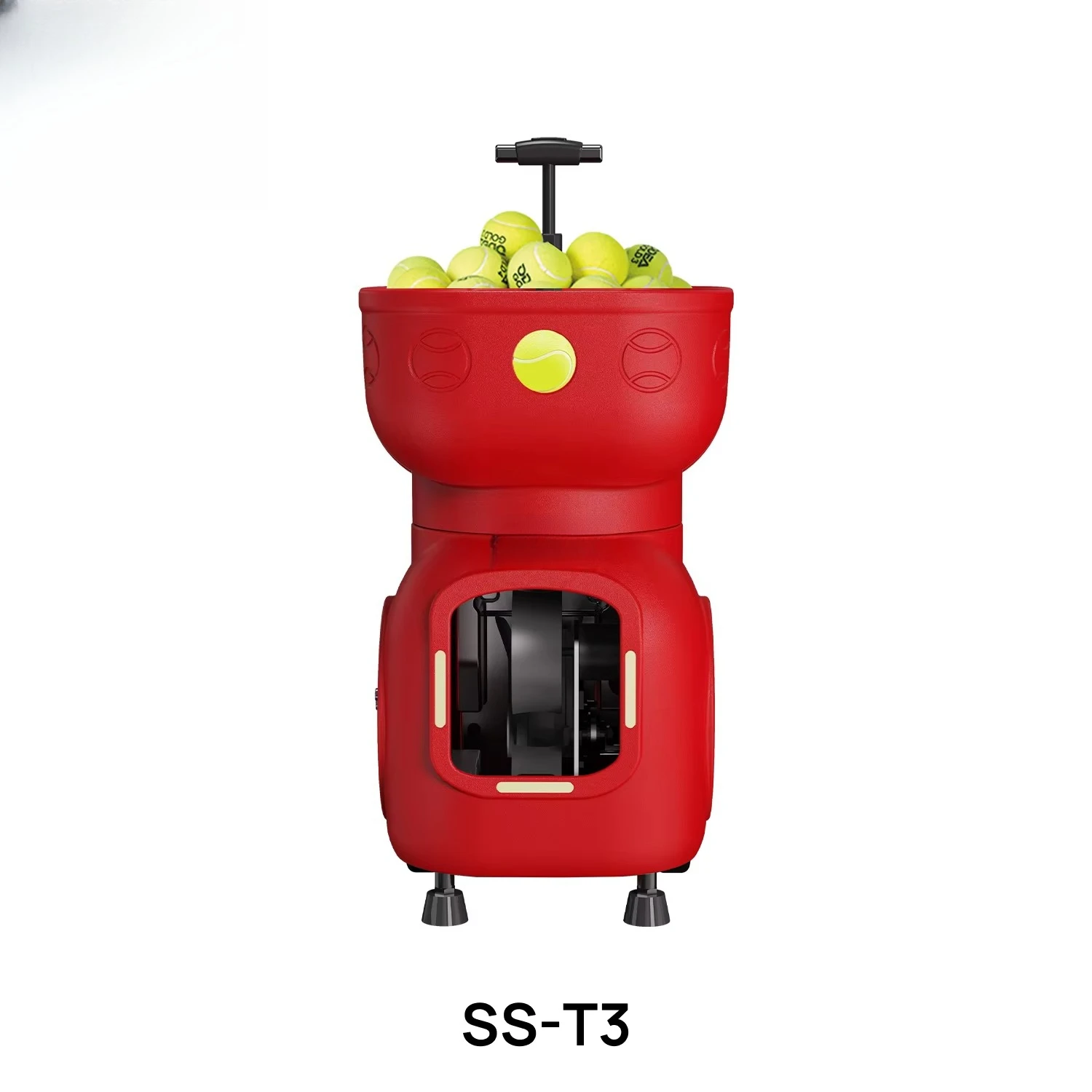 Factory Direct Delivery High Quality Red Tennis Ball Training Equipment with APP Control for Clubs/Beginners
