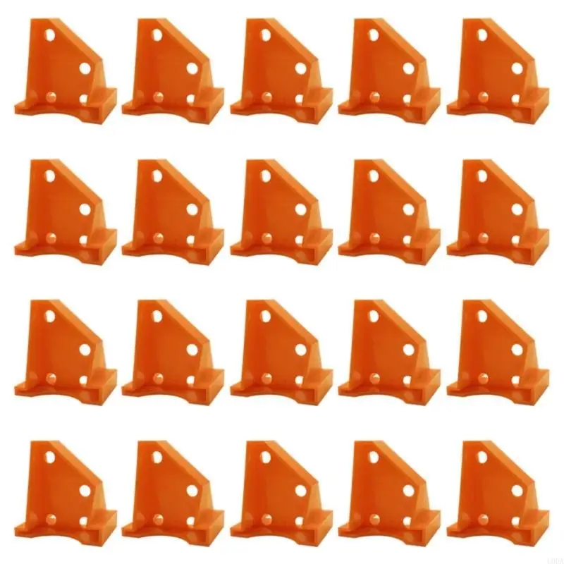 Pack of 20 Permanent Floor Spacers Innovative Trilateral Plan Double Size 1/4 Foot 1/2 Foot Preventing Slipping During Install