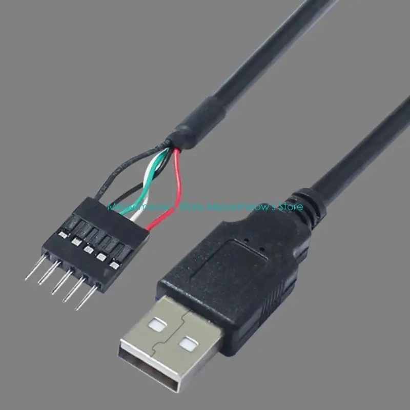 W91A 5 핀에서 USB에서 디지털 장치 연결을위한 수컷 어댑터 케이블