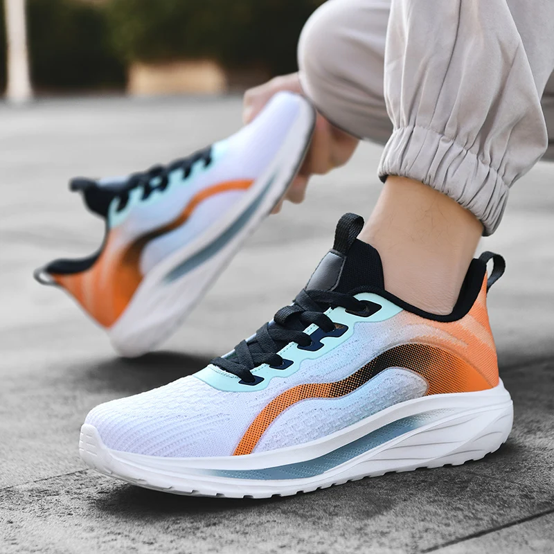 

Мужские повседневные спортивные кроссовки ELUVA: дышащие, легкие, для активного отдыха, бега, тенниса и ходьбы