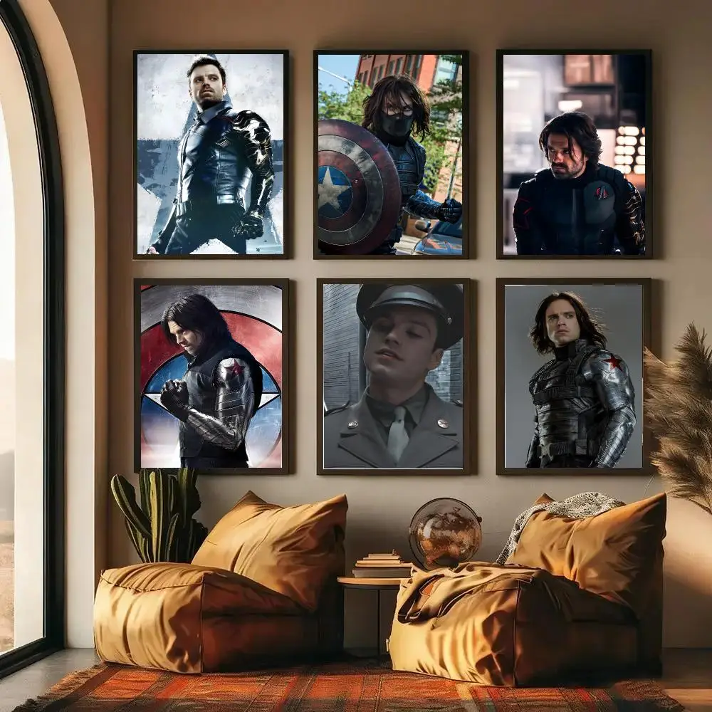 Bucky Barnes Poster High-definition Waterproof Poster Stickers, Suitable For Bedroom, Living Room, Home Decoration