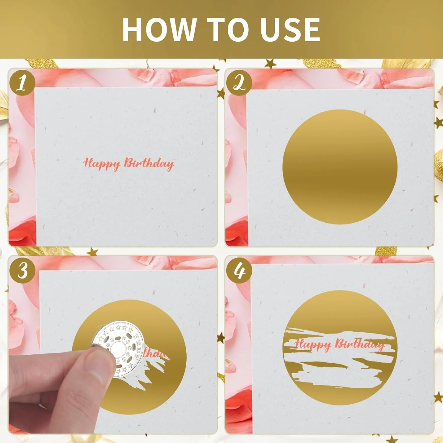 10sheets DIY Writable Adhesive Scratching Sticker Tape for Party Game Surprise Lucky Draw Annual Bonus Awards Sticker Label