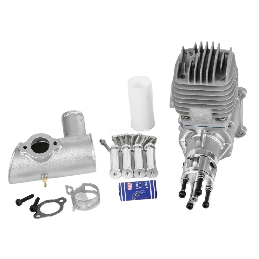 

63cc RC Модель самолета Двигатель PRO Металлическая боковая выхлопная модель самолета Двухтактный пульт дистанционного управления Модель двигателя с фиксированным крылом Игрушка