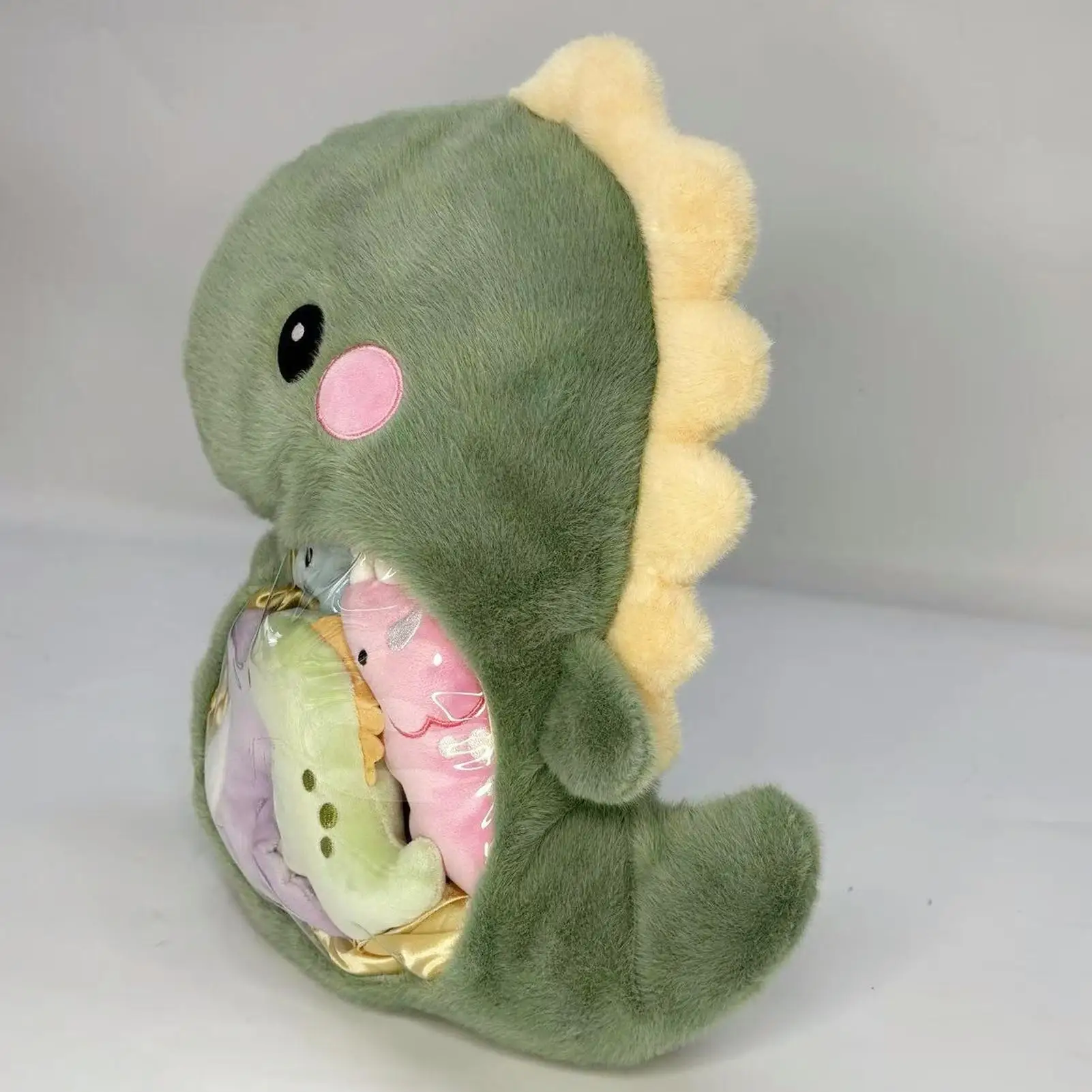 Oreiller en peluche dinosaure, Animal en peluche, poupée à câliner, décoration de pépinière, coussin pour canapé-lit, voiture