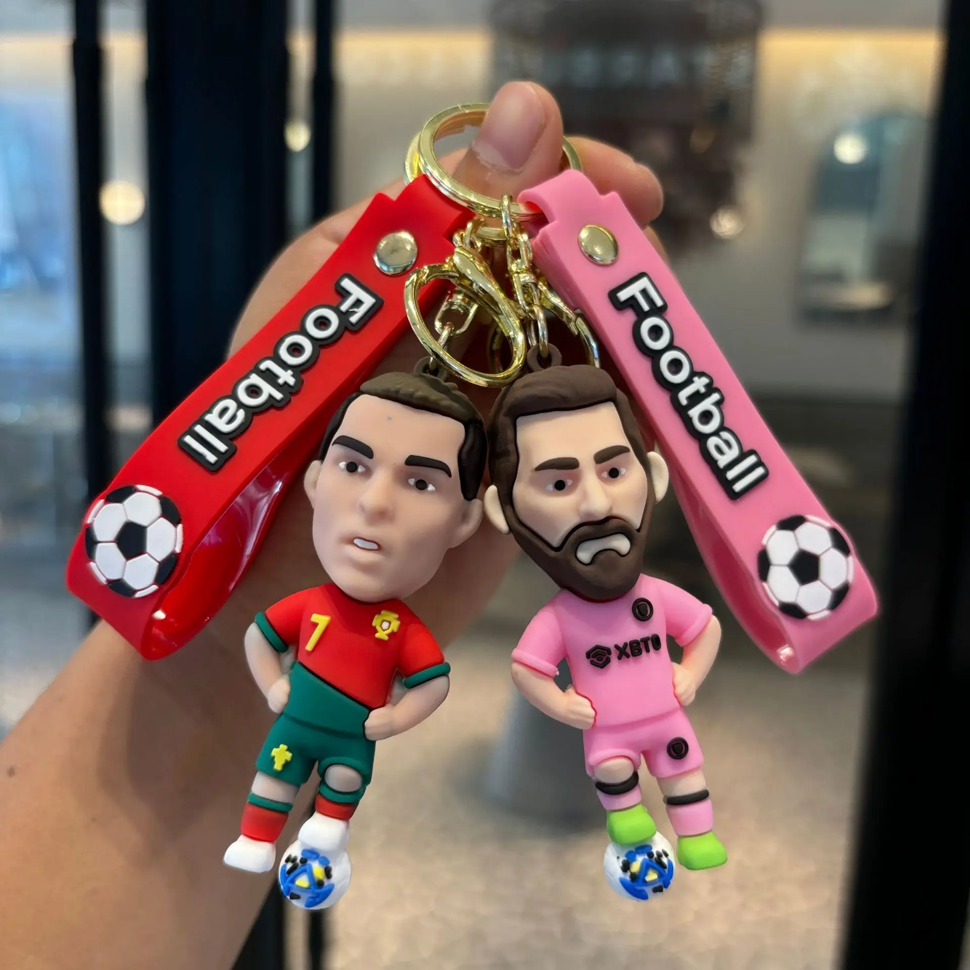 Брелок cr7 футбольная звезда кулон брелок для фанатов ювелирные изделия подарок
