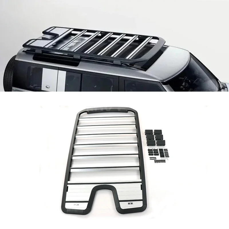 Aluminum Alloy Roof  Rack Bracket Luggage For Land Rover Defender 110 2020 2021 2022 2023