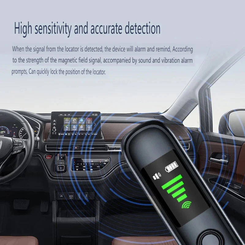 Détecteur de caméra cachée anti-espion pour voiture, traqueur GPS, dispositif d'écoute, graine, EAU de signal sans fil, gadget de protection de sécurité