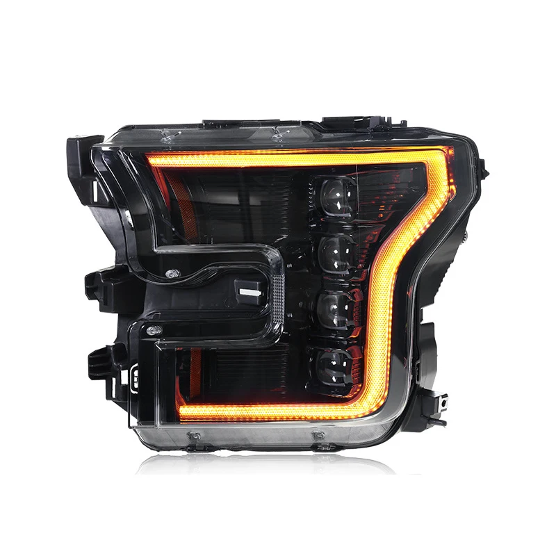 Luci auto per Ford Raptor F150 Fari 2015-2020 F-150 LED Proiettore Faro Luce di marcia diurna Accessori automobilistici